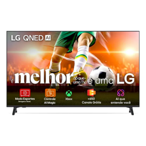 Smart TV 4K 50" LG QNED 50QNED70 Processadorα7 AI Ger8 4K Super Upscaling Google Cast Alexa Integrado